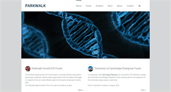 Desktop Screenshot of parkwalkadvisors.com